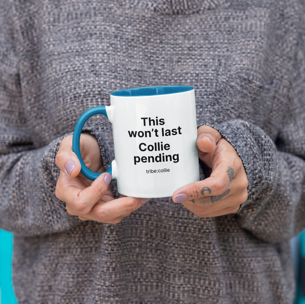 Just a Moment Two - Tone Coffee Mug , 11 oz