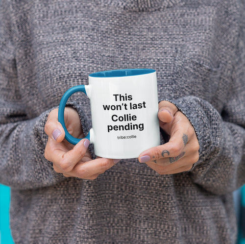 Just a Moment Two - Tone Coffee Mug , 11 oz