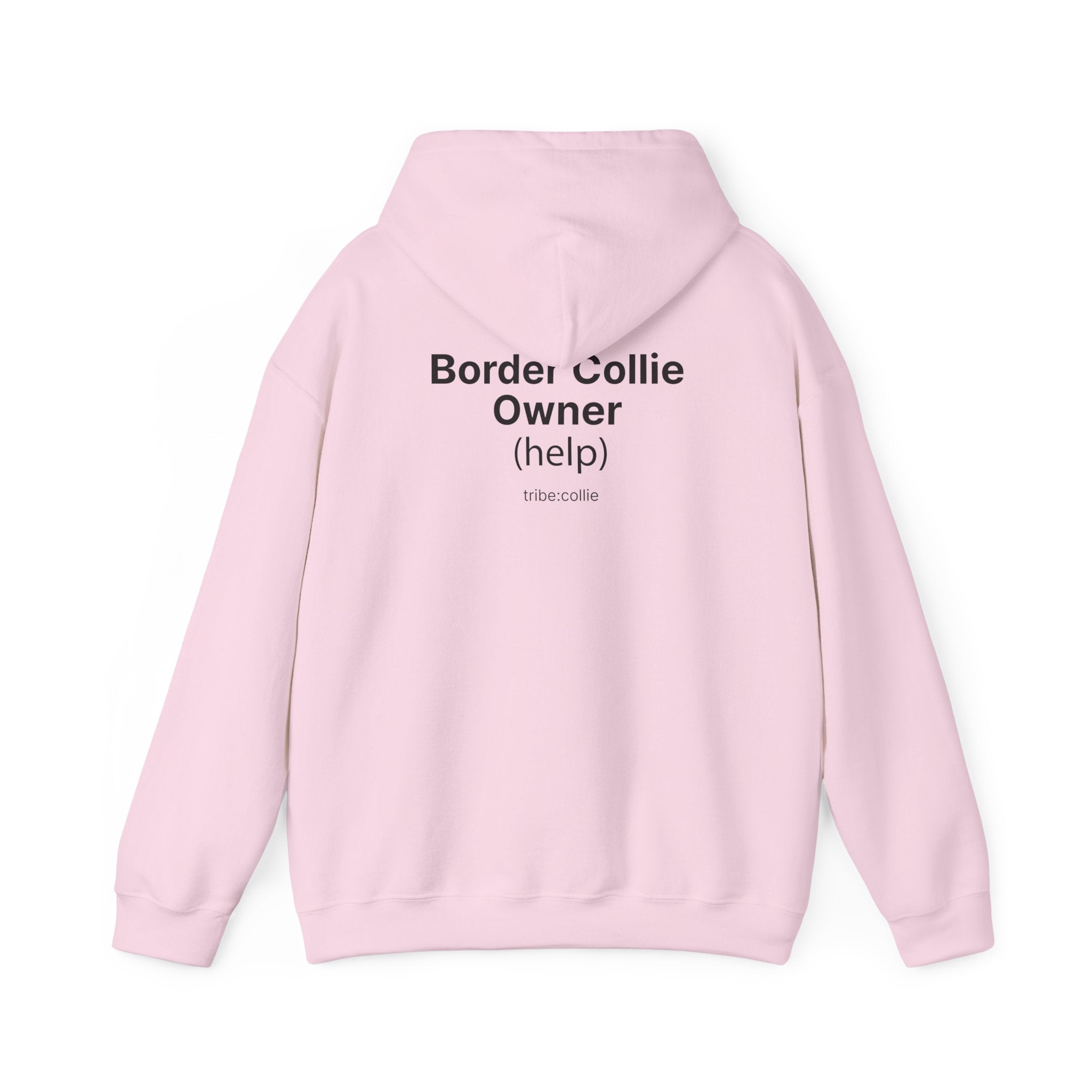 Collie Owner Hoodie - Minimal Graphic Pullover (BACK)